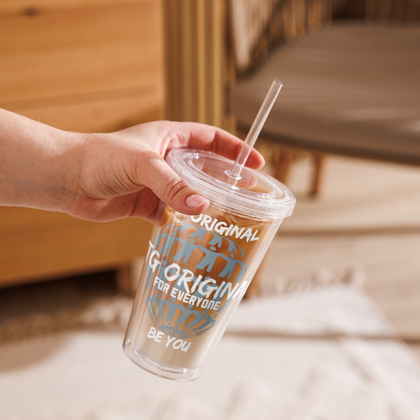 FTG Clear plastic tumbler